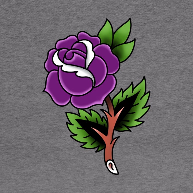 Purple Rose by Mertalou